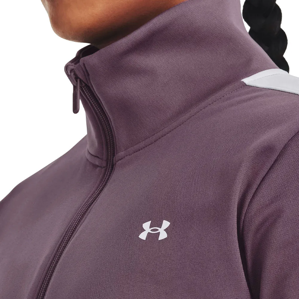 Conjunto Under Armour para Mujer Tricot Tracksuirt Morado