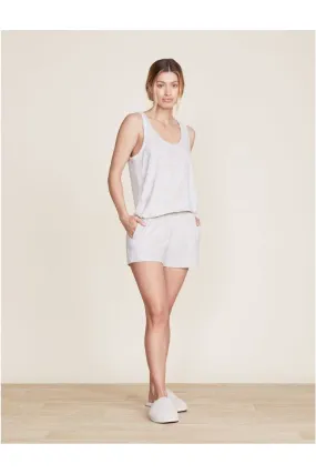 Cozyterry And Luxechic Mix Tank And Short Set - Sea Salt-Stone