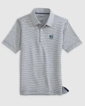 Creighton Lyndonn Jr. Striped Jersey Performance Polo