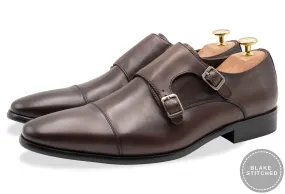 Escalada Blake Stitch Walnut Double Monk - Leather Outsole