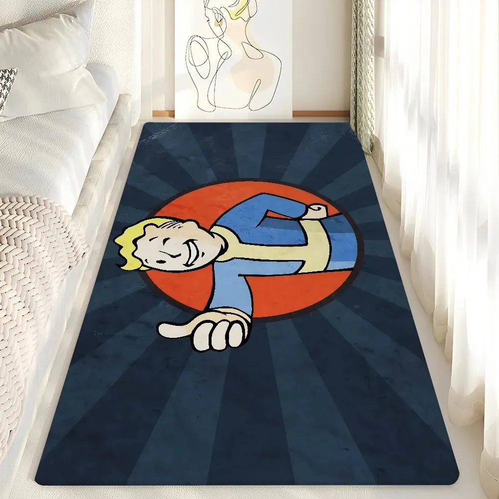 Fallout-Themed Floor Mat, Anti-Slip Bathroom Mat, Kids' Bedroom Doormat, Living Room Welcome Rug