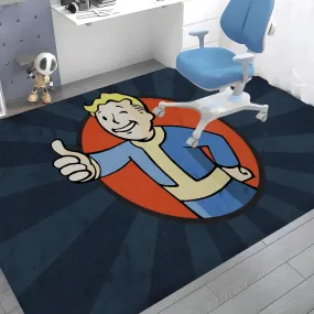 Fallout-Themed Floor Mat, Anti-Slip Bathroom Mat, Kids' Bedroom Doormat, Living Room Welcome Rug