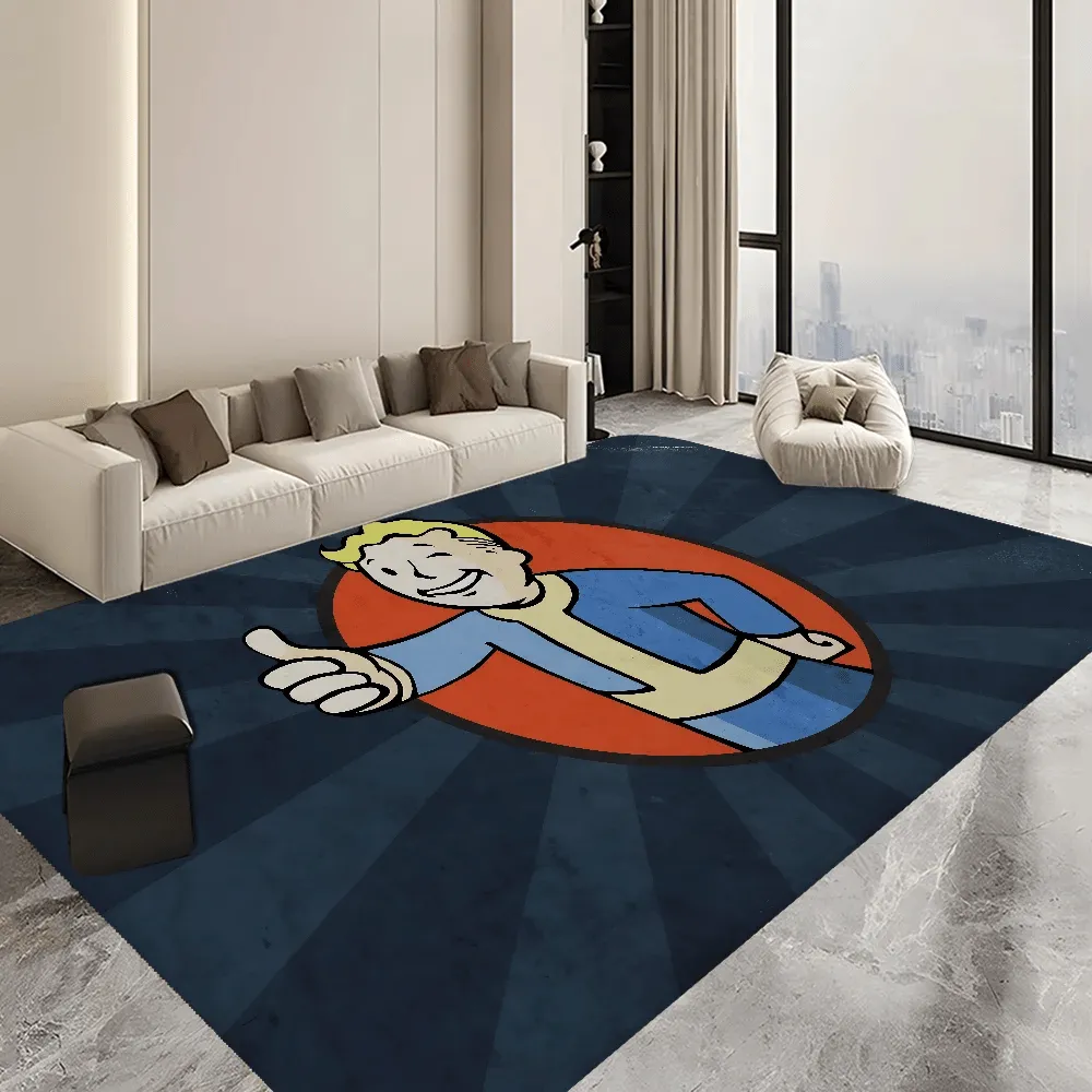 Fallout-Themed Floor Mat, Anti-Slip Bathroom Mat, Kids' Bedroom Doormat, Living Room Welcome Rug