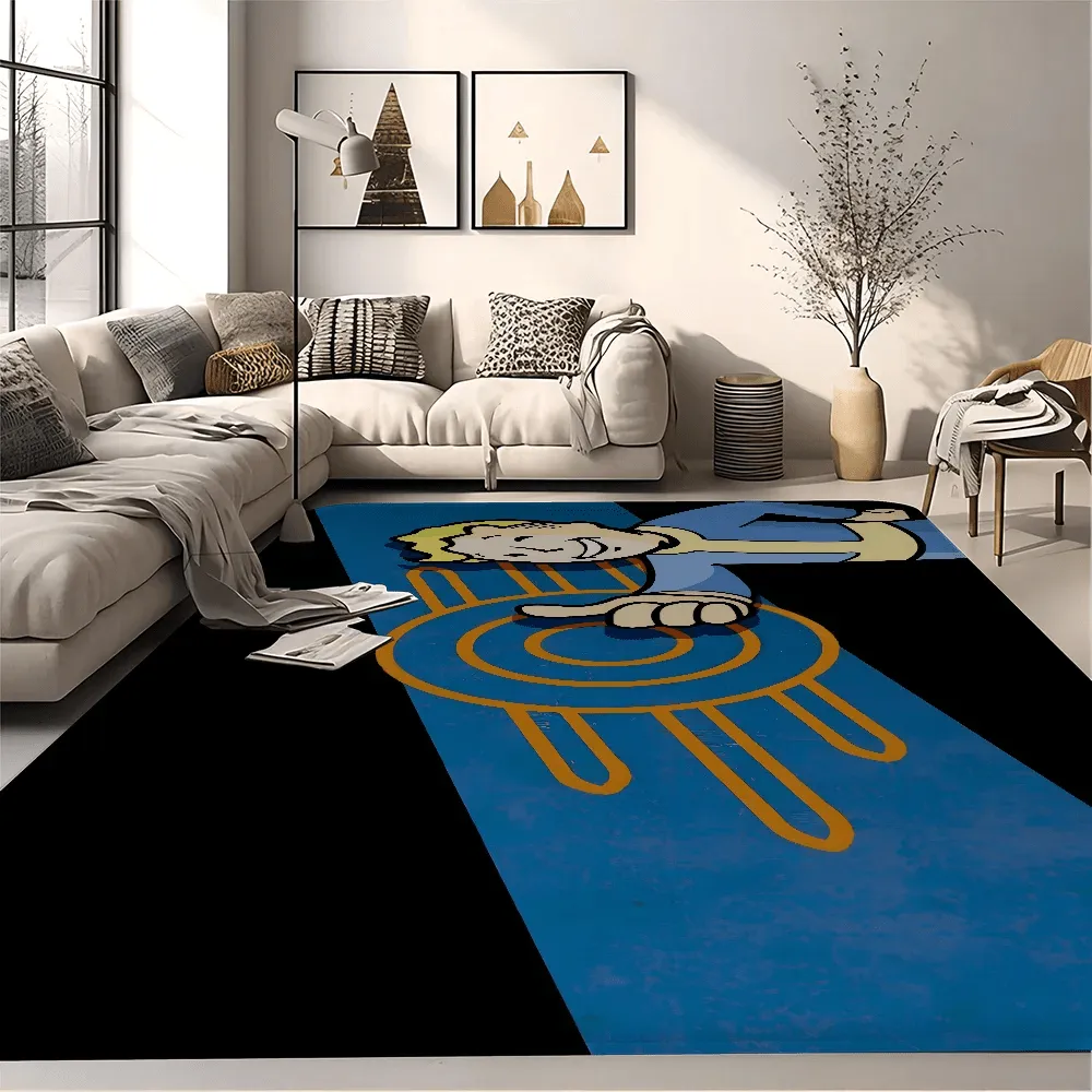 Fallout-Themed Floor Mat, Anti-Slip Bathroom Mat, Kids' Bedroom Doormat, Living Room Welcome Rug