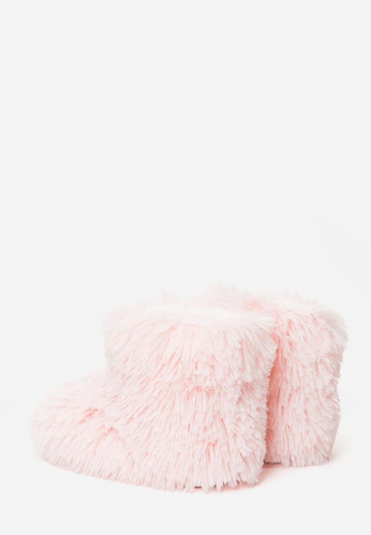 Faux Fur Boot Slippers