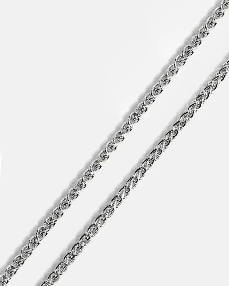 Fine Wheat Chain in Sterling Silver