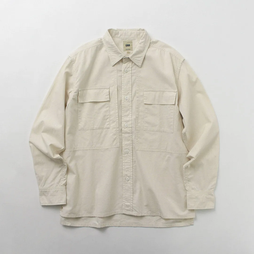 FOB FACTORY / F3498 Long sleeve field shirt