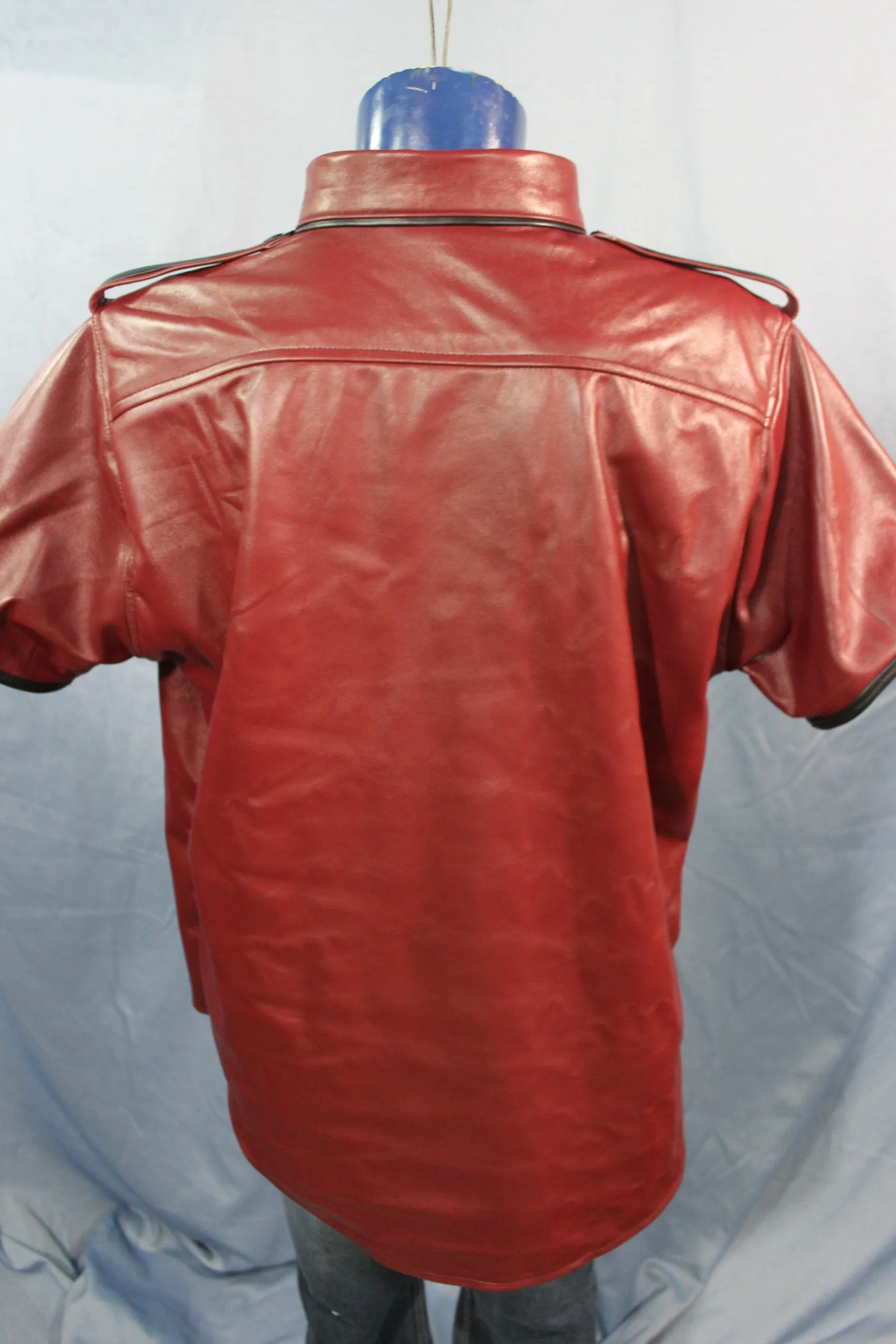 Formal Leather Dress Shirt