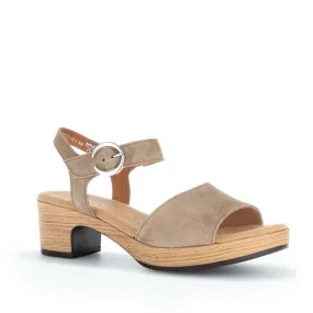 Gabor Brown platform sandal   