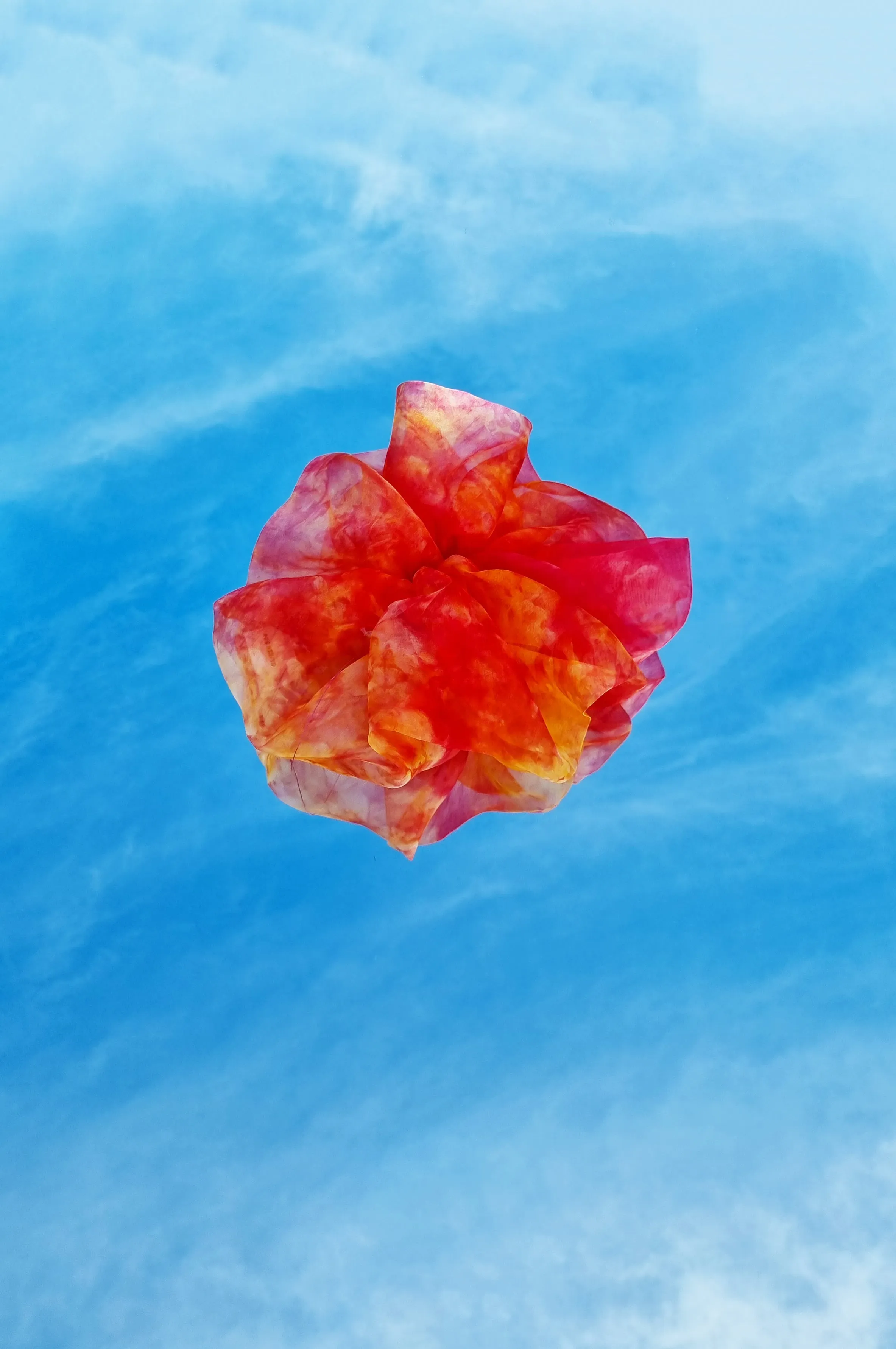 Giga Scrunchie in Tequila Sunrise Tie-Dye