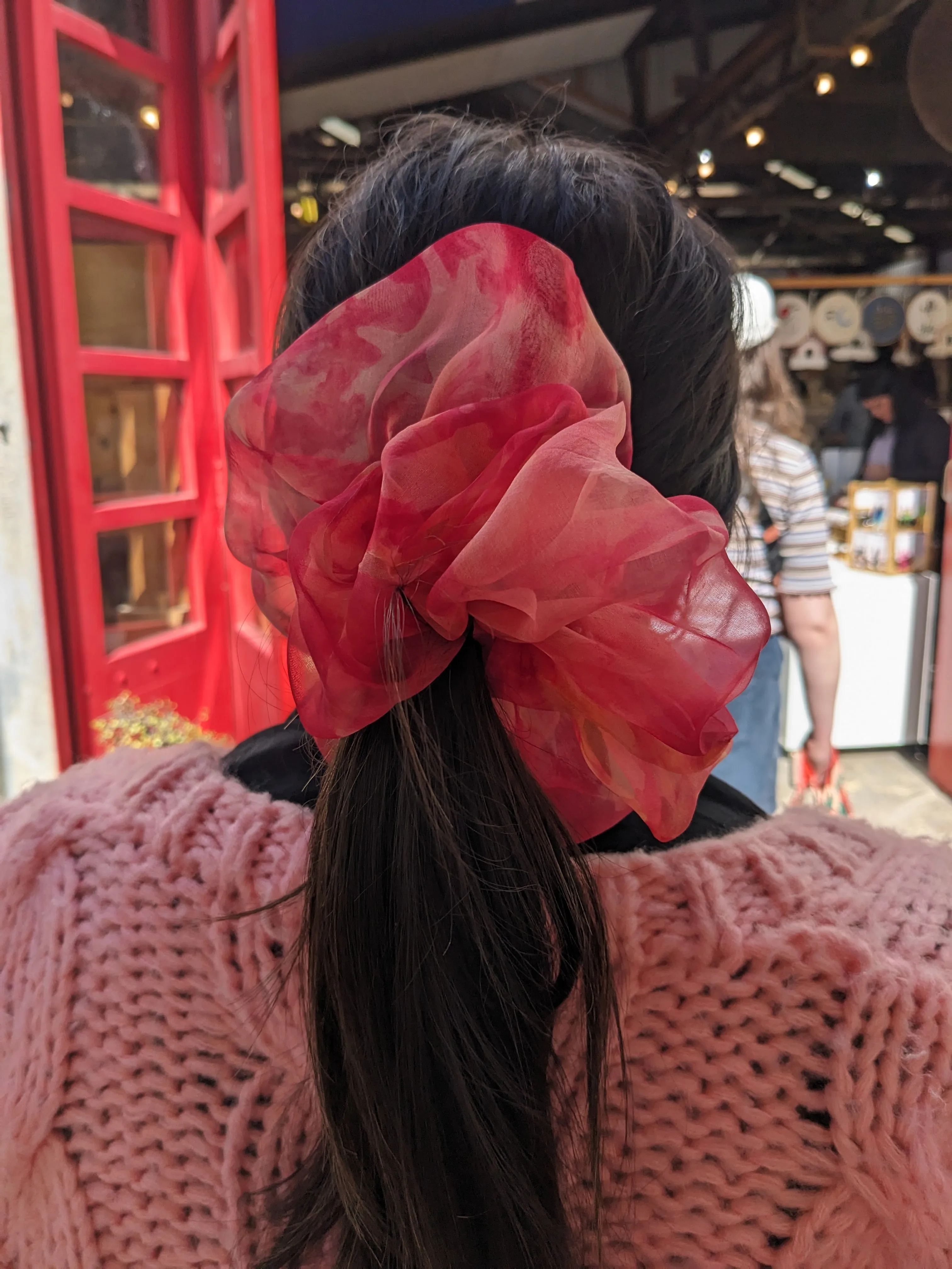 Giga Scrunchie in Tequila Sunrise Tie-Dye