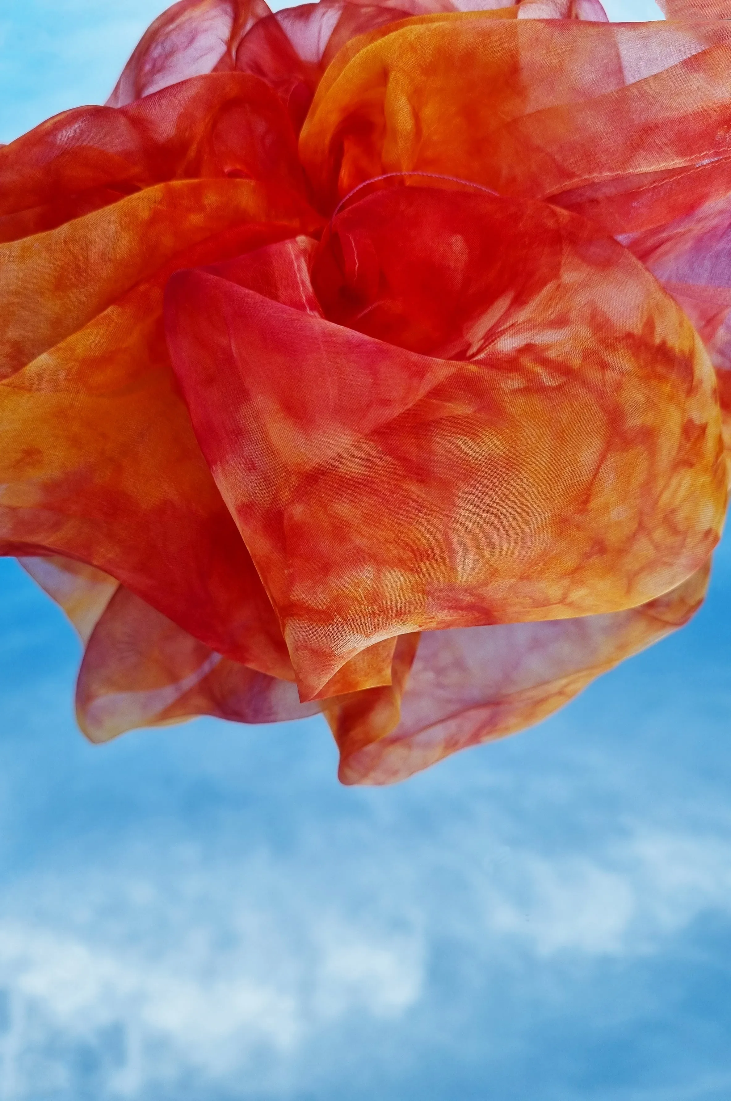 Giga Scrunchie in Tequila Sunrise Tie-Dye