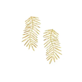 Gold Vetch Earrings