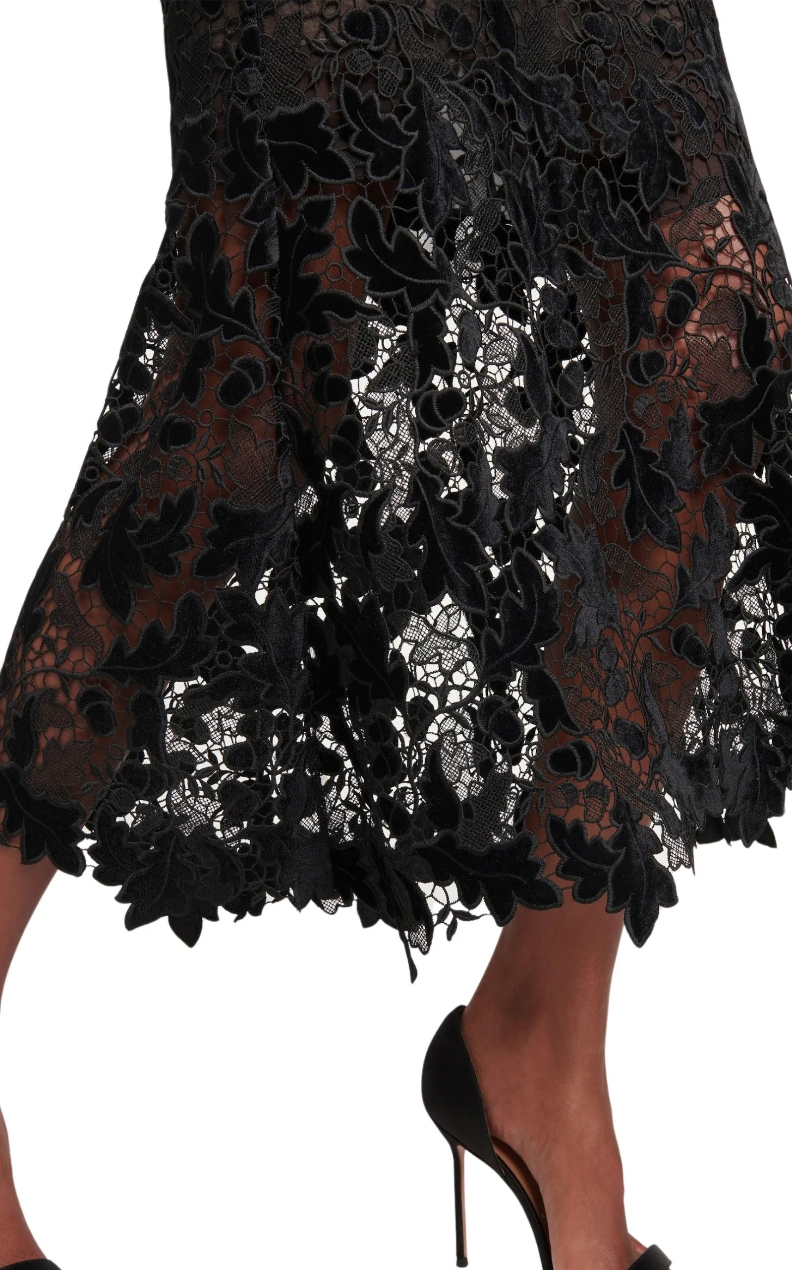 Guipure Lace Midi dress