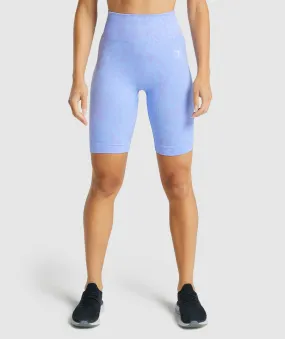 Gymshark Adapt Animal Seamless Cycling Shorts - Butterfly | Light Blue