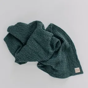 Harper and Jade - Linen Waffle Blanket - Balsam