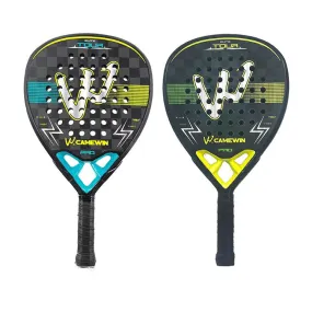 High Quality Diamond-Shaped Full Carbon Fiber Paddle Rackets Advancing Tennis Paddle