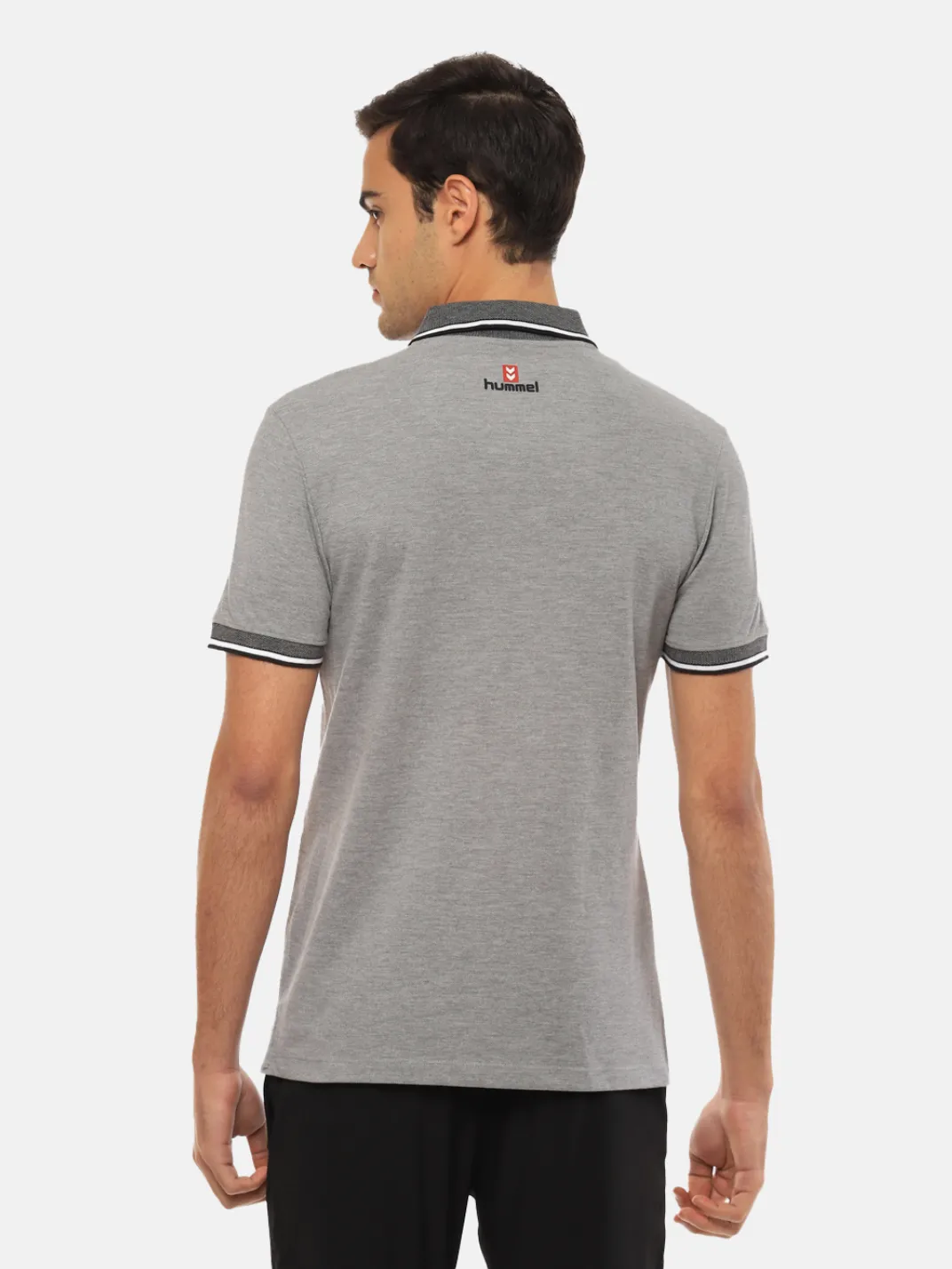 Hummel Eunike Men Grey Tshirt B2B Polo