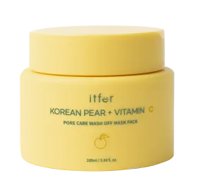 Korean Pear Plus Vitamin C Pore Care Wash Off Mask Pack (100ml)