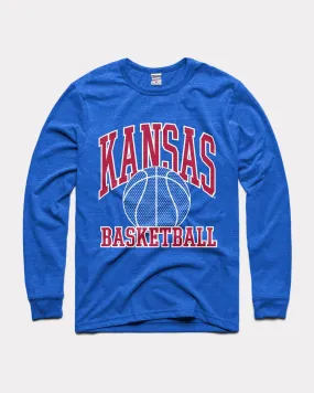 KU Practice Jersey Royal Blue Long Sleeve