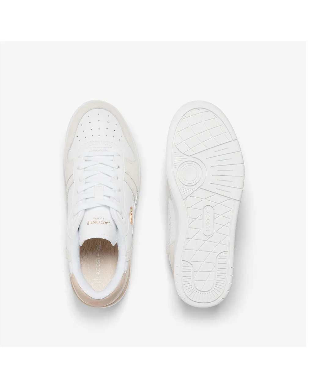 Lacoste T-Clip Set Sneaker - White & Light Pink