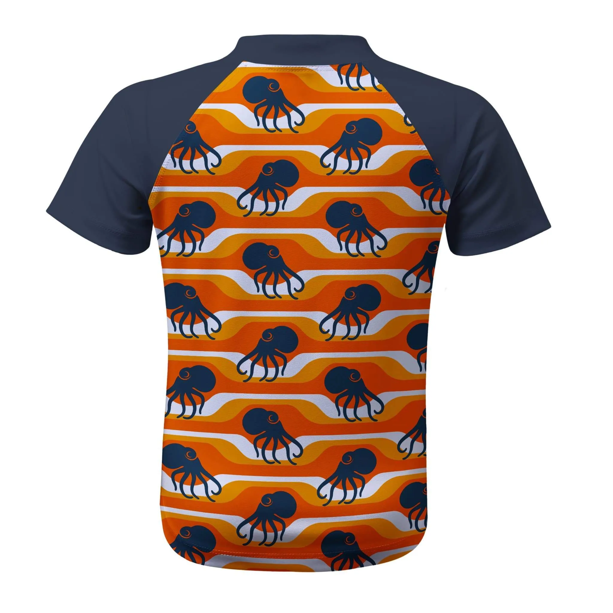 Lava Octopi Short Sleeve Zip Rashie