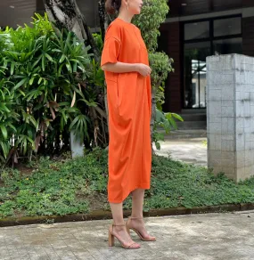 Madison Dress in Orange