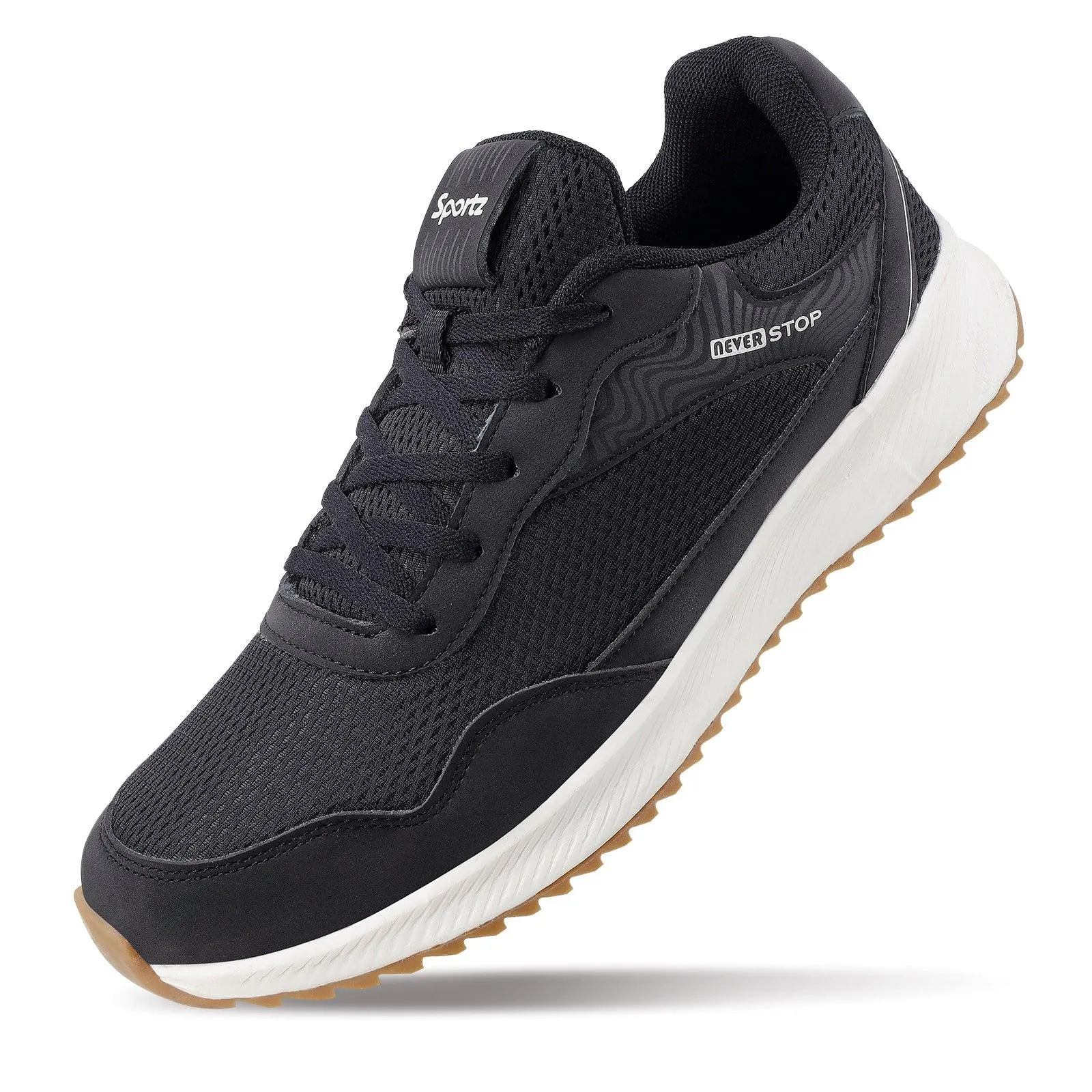 Men's Lace-up Running Shoes - WS9599 Black