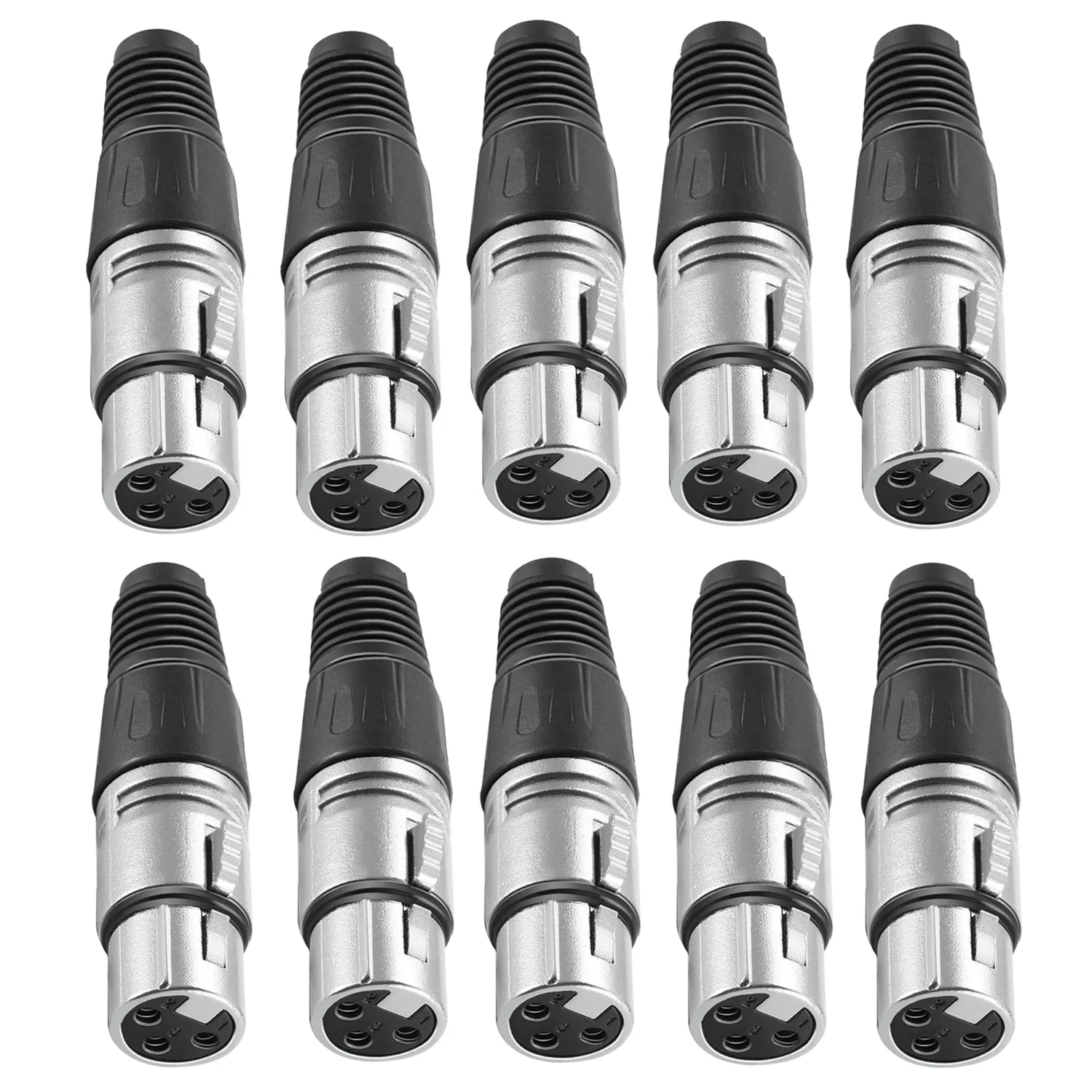 NEEWER 20-Piece 3 Pin XLR Solder Type Connector