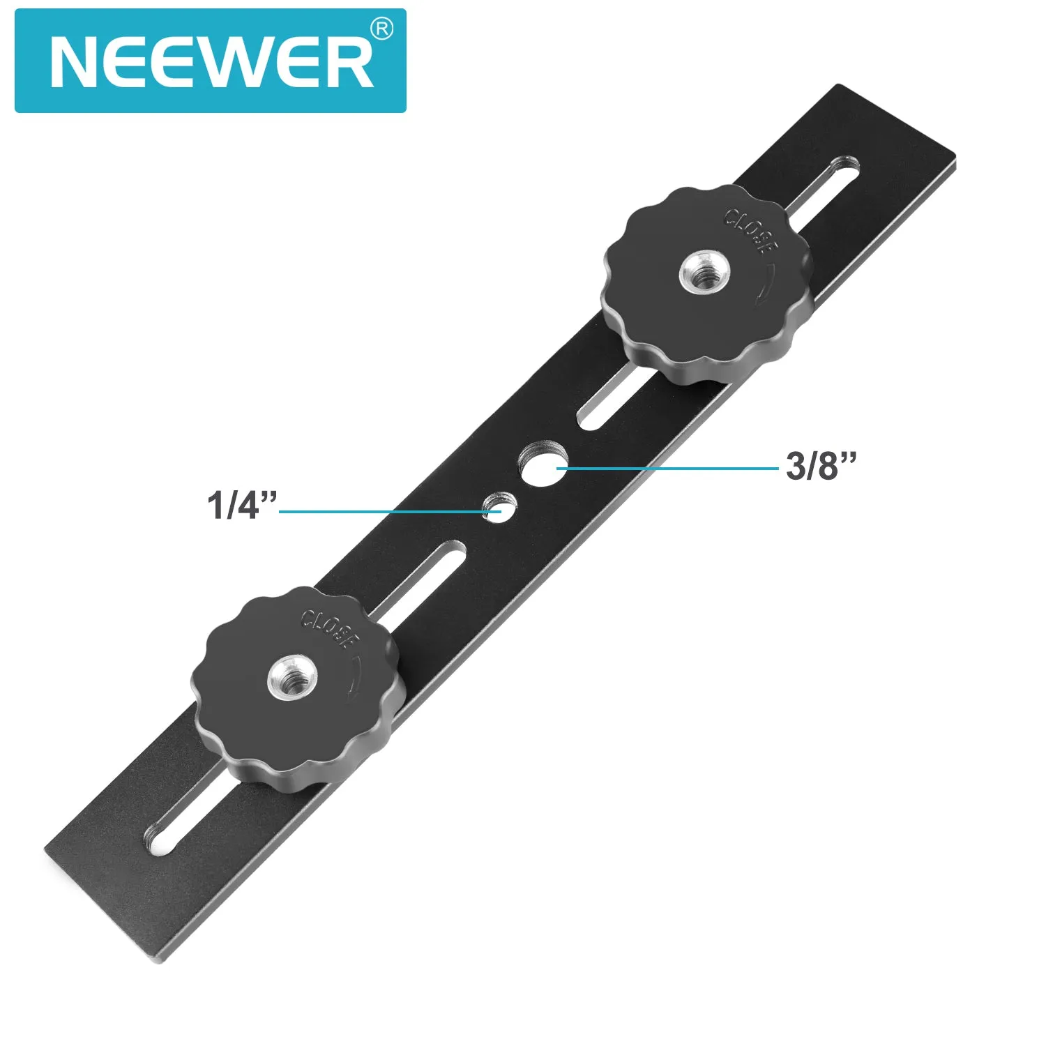 NEEWER 8"/20.3cm Dual Mount Bracket