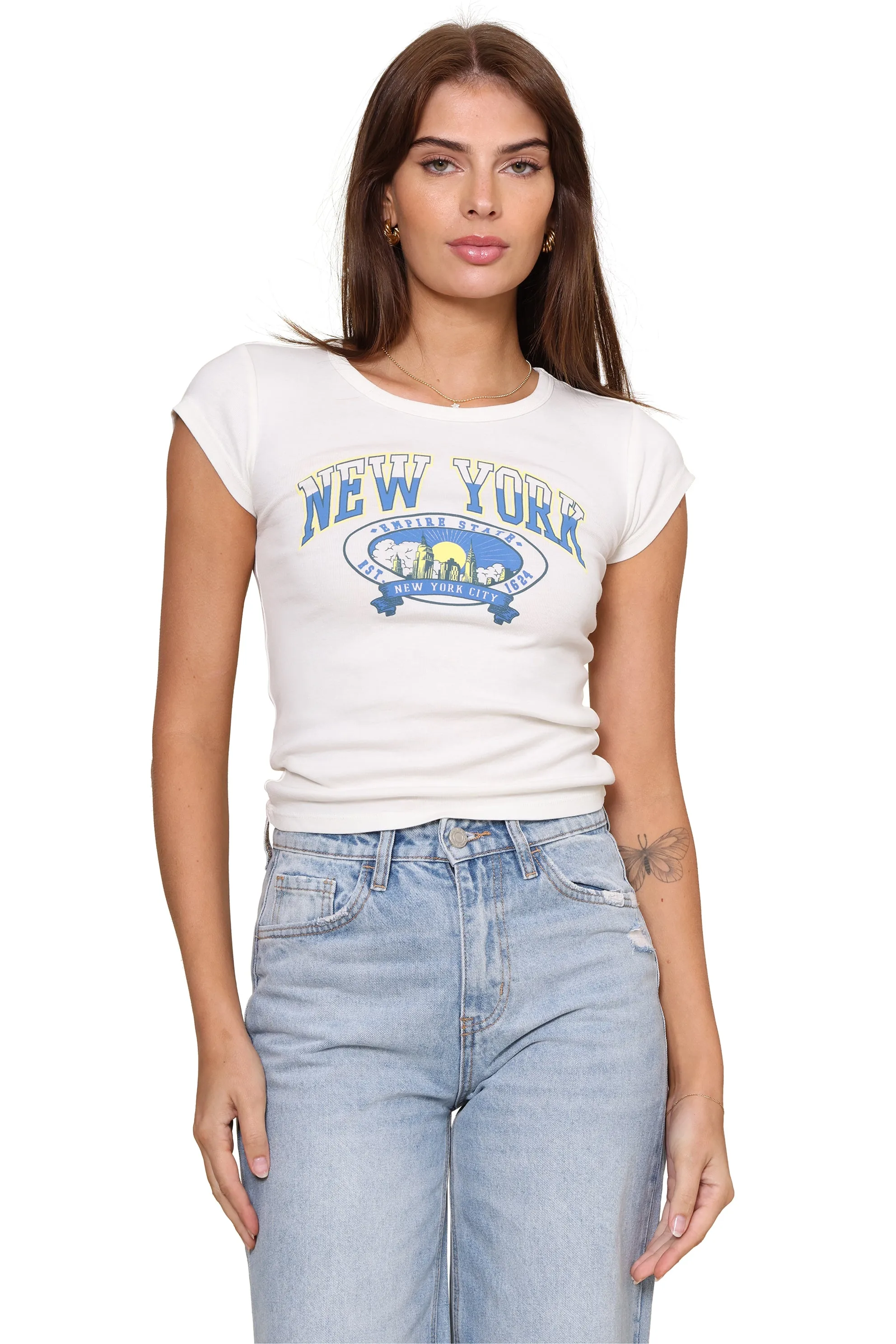 New York Cheeky Tee