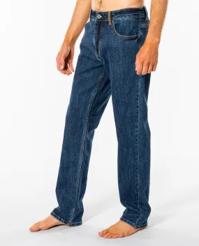 Pantaloni RIP CURL Epic Denim - Tidal Blue