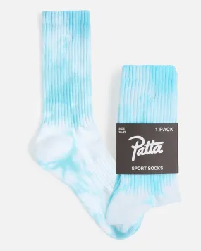 Patta Tie Dye Script Logo Sport Socks (Multi)