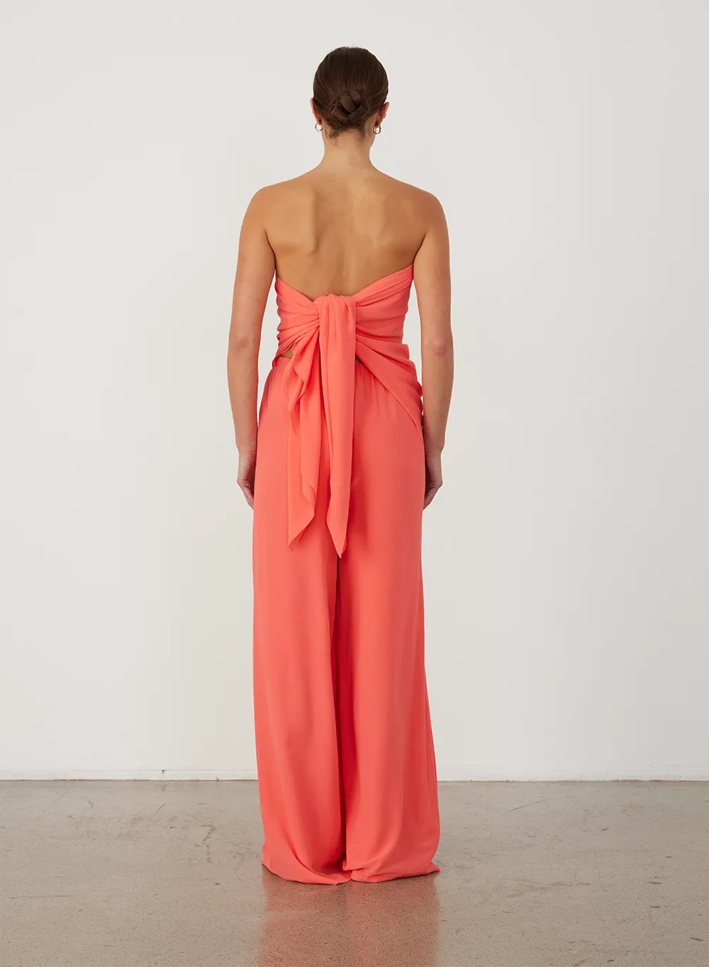 Sophia 2.0 Silk Palazzo Pant | Sandwash Hibiscus