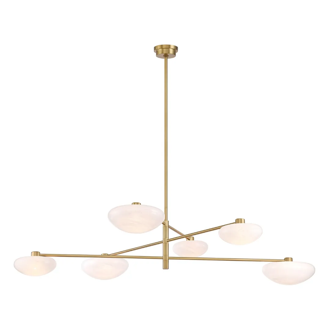 Sundrift 6 Light Adjustable Chandelier