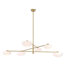 Sundrift 6 Light Adjustable Chandelier