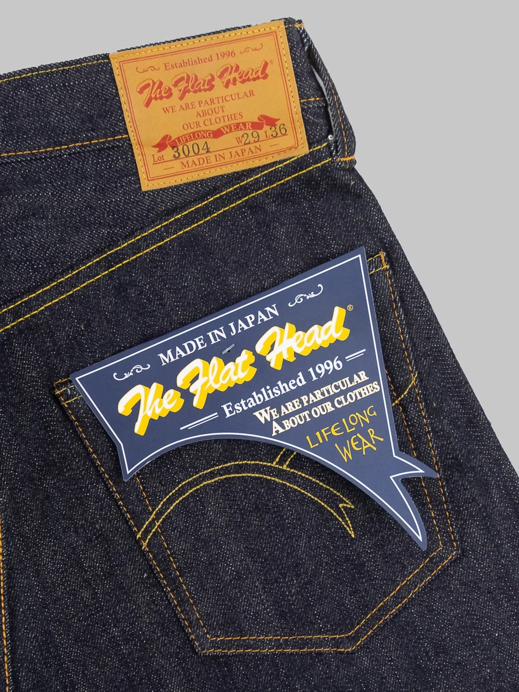 The Flat Head 3004 14.5oz Regular Straight Jeans