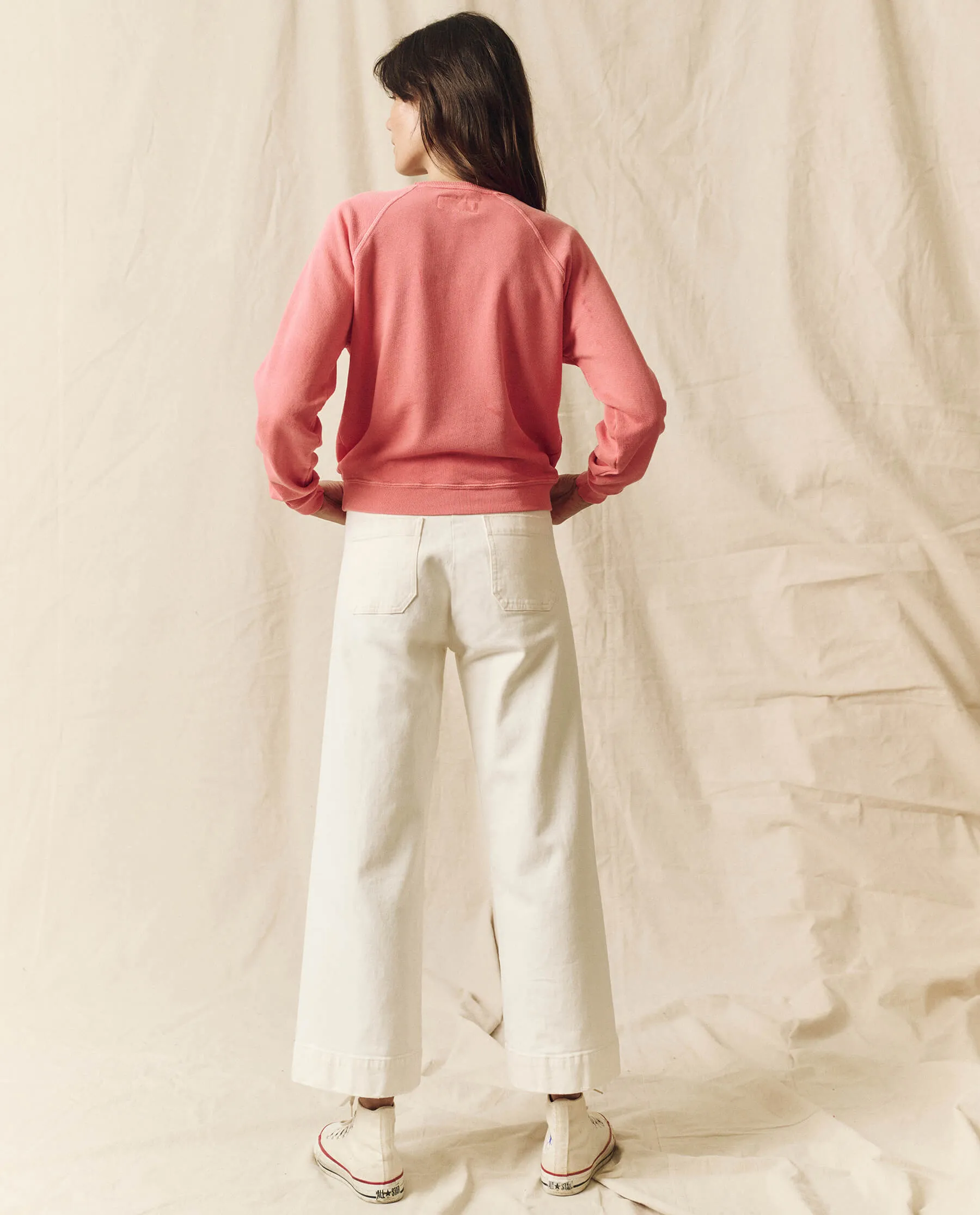 The Shrunken Sweatshirt. Solid -- Pomelo