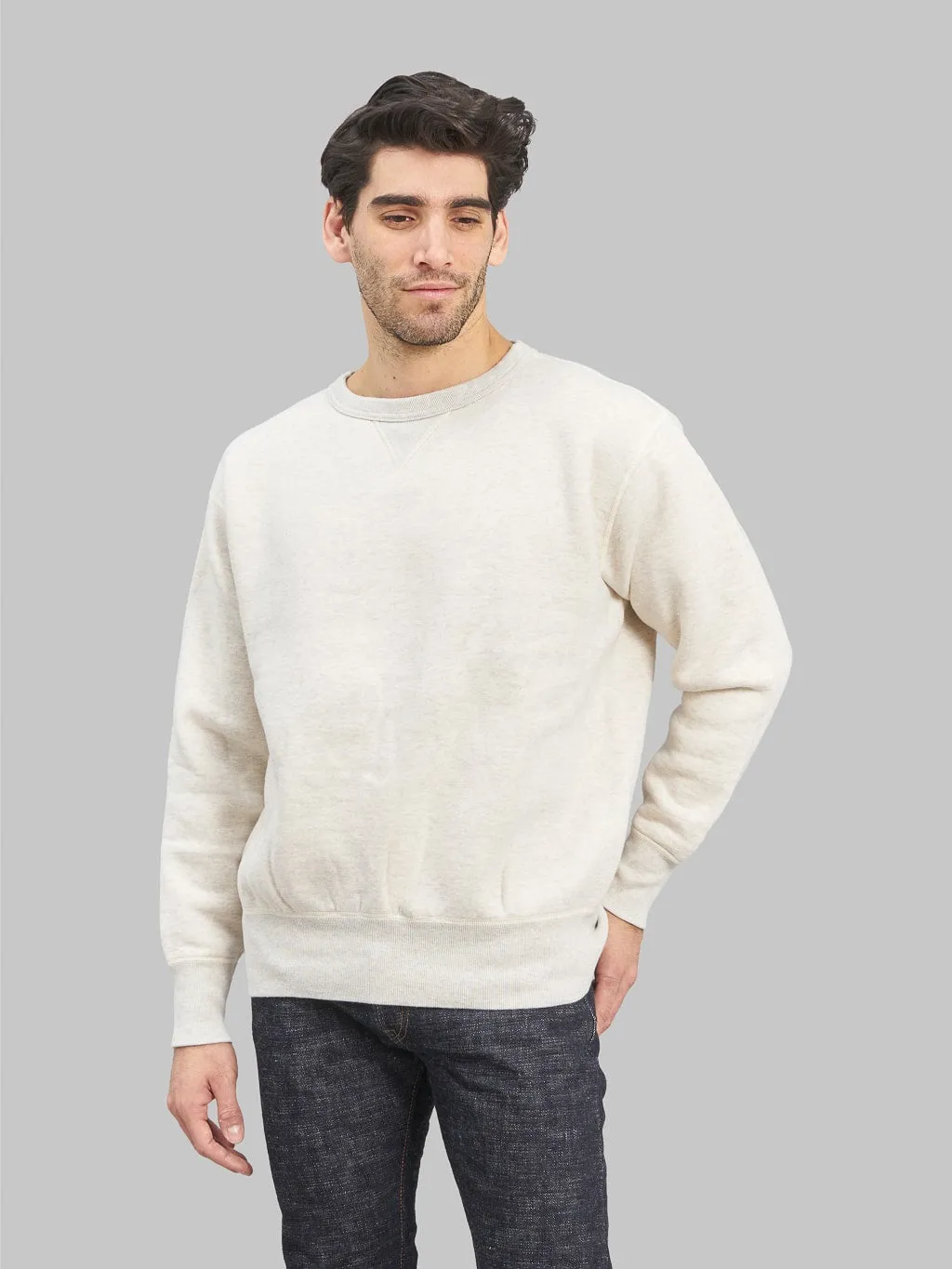 The Strike Gold Loopwheeled Sweatshirt Oatmeal