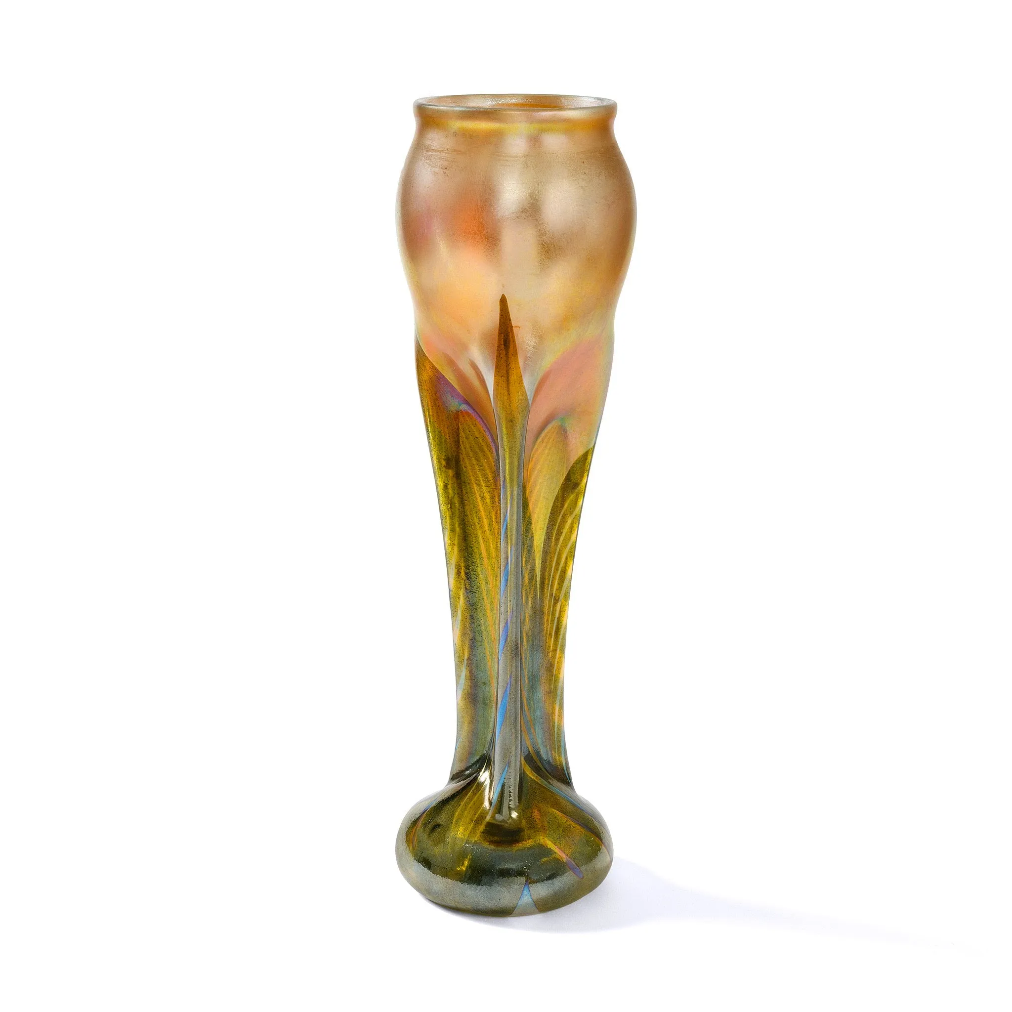 Tiffany Studios New York "Pulled Feather" Vase