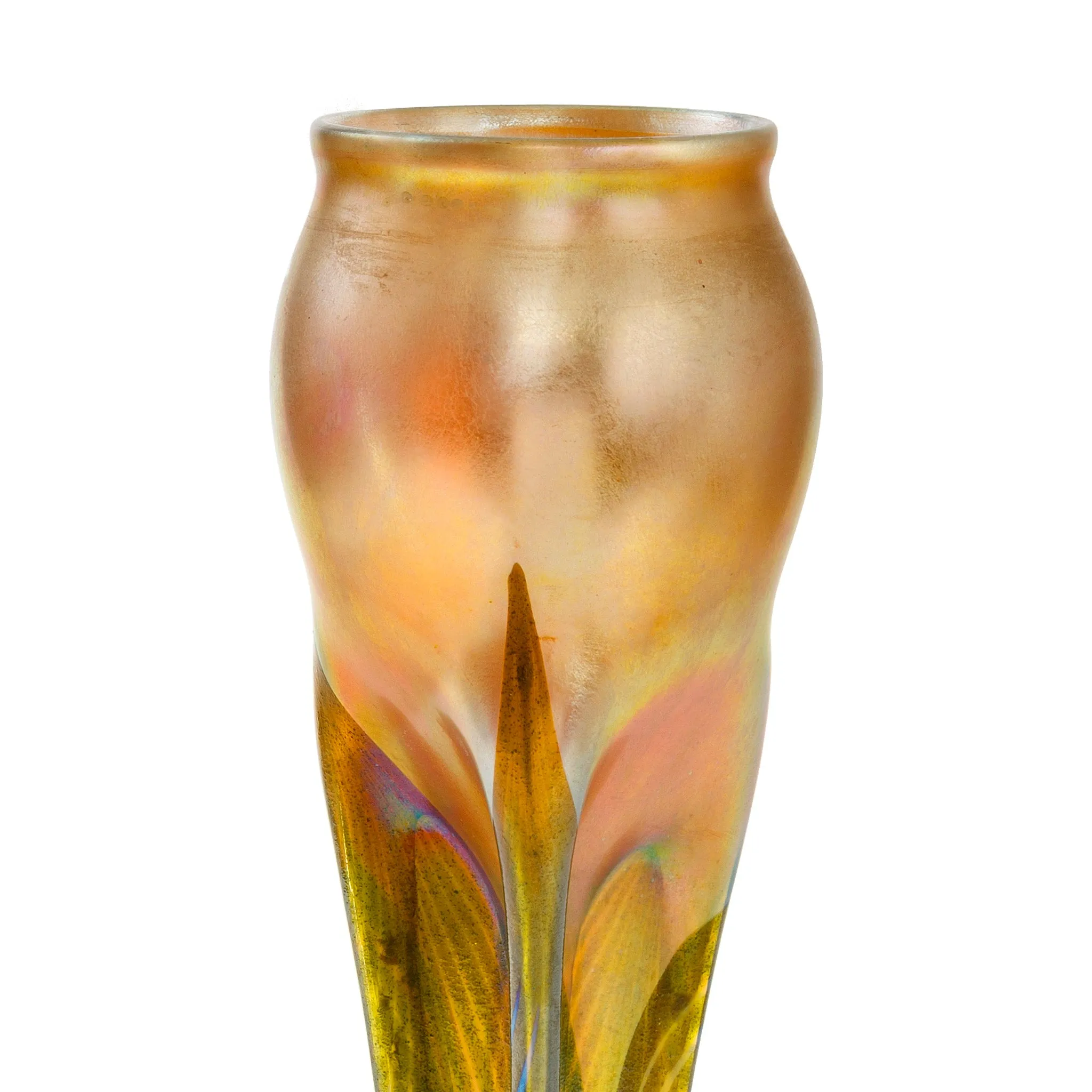 Tiffany Studios New York "Pulled Feather" Vase