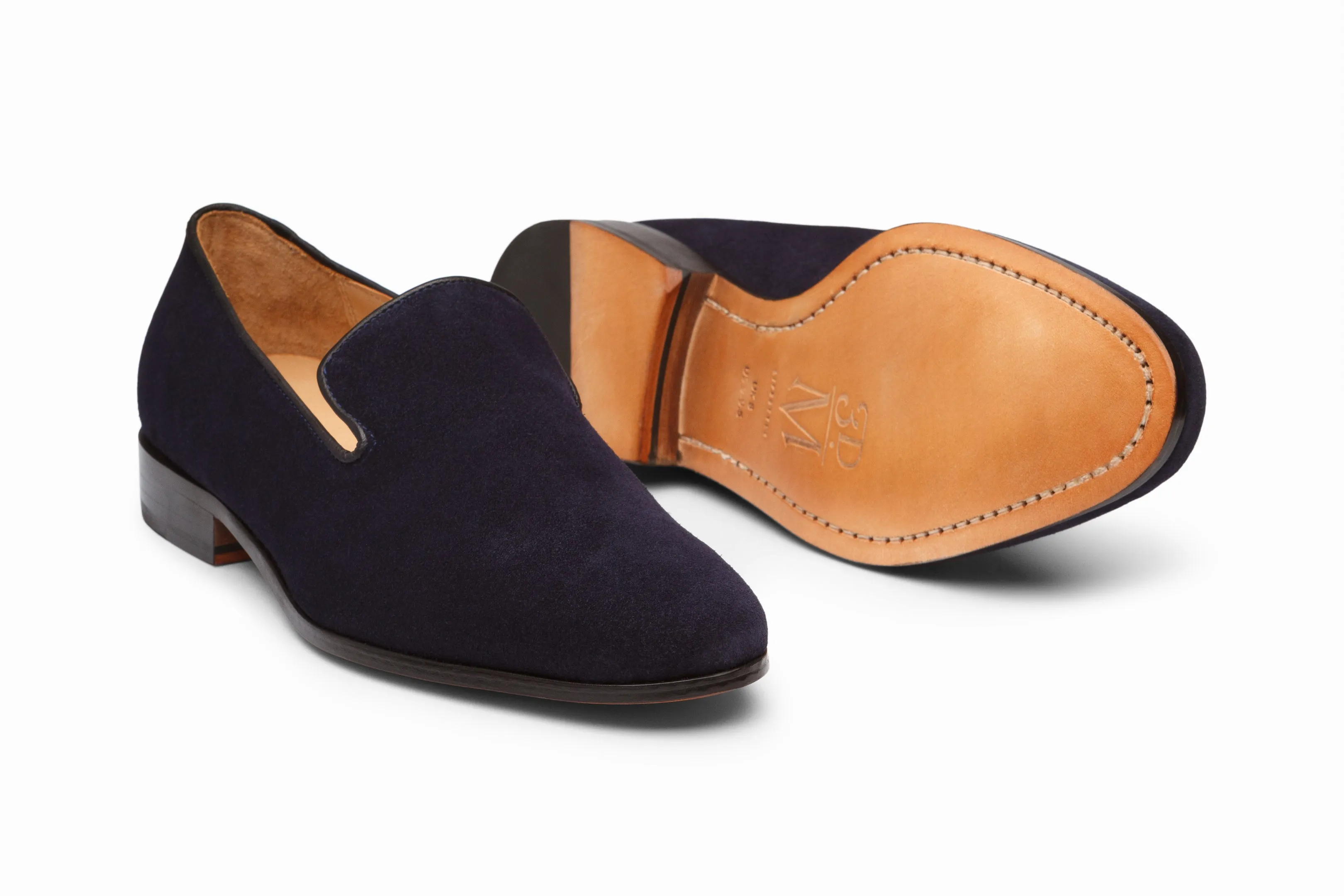 Venetian Loafer - Navy Suede