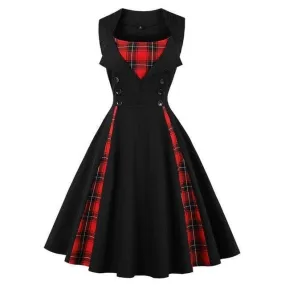 Vintage Dress Queen Tartan (2 Variants)